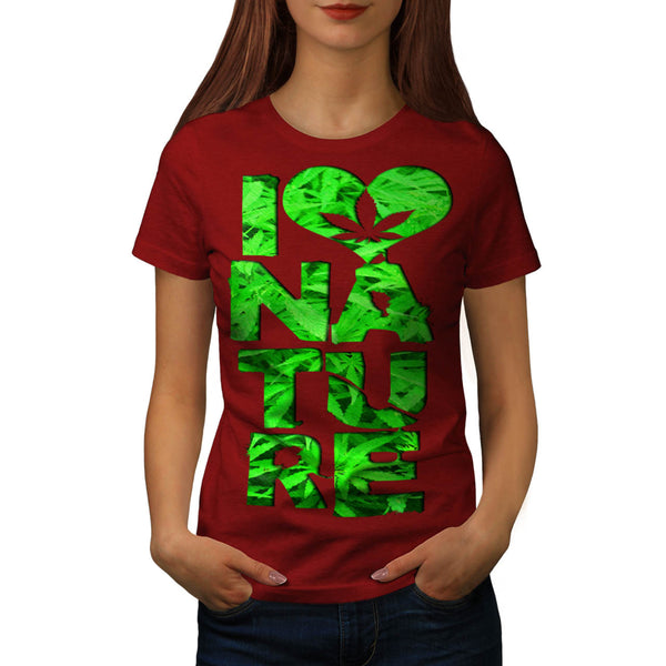 Nature Lover Heart Womens T-Shirt
