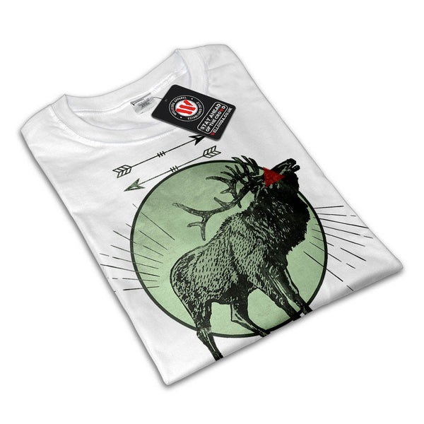 Lonely Moose Shape Womens T-Shirt