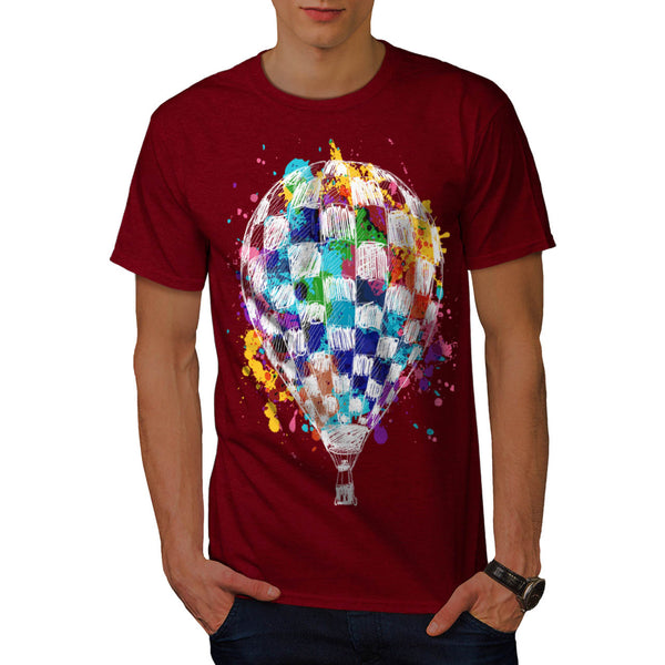 Air Balloon Journey Mens T-Shirt