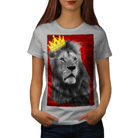 Royal Lion Kingdom Womens T-Shirt