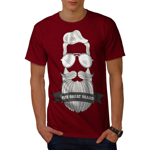 Great Beard Hipster Mens T-Shirt