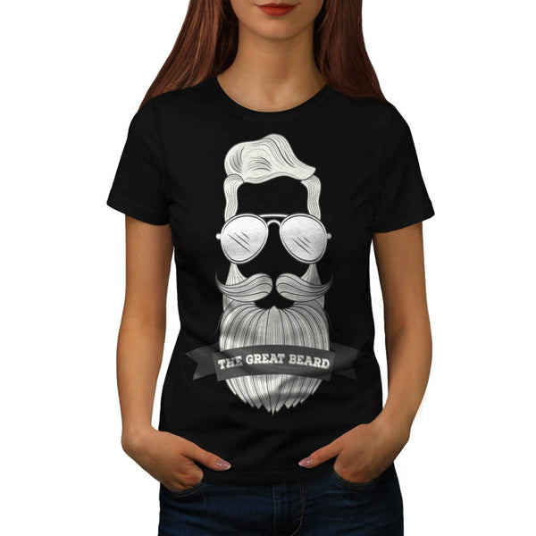 Great Beard Hipster Womens T-Shirt
