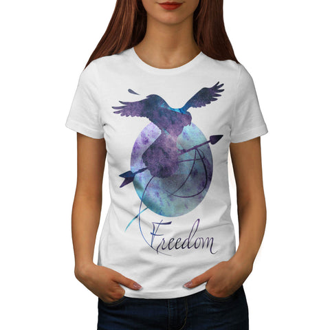 Freedom Eagle Bird Womens T-Shirt