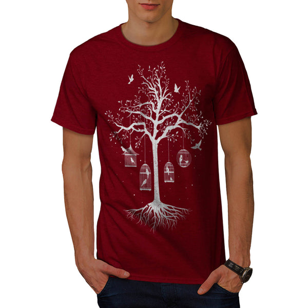 Fantastic Cage Tree Mens T-Shirt