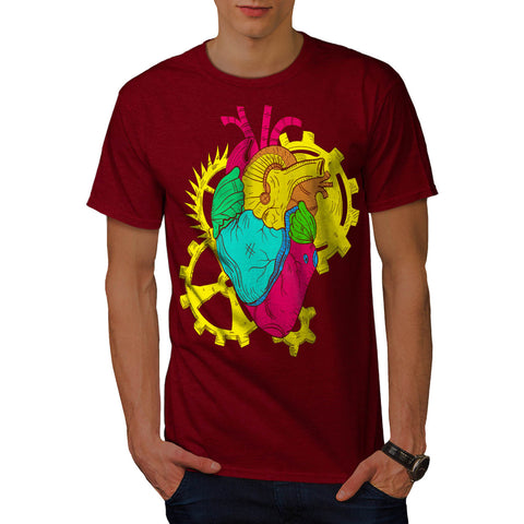 Mechanic Heart Beat Mens T-Shirt