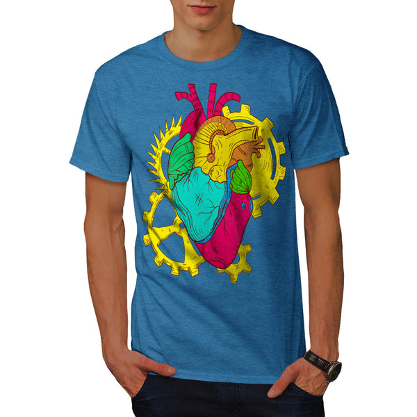 Mechanic Heart Beat Mens T-Shirt