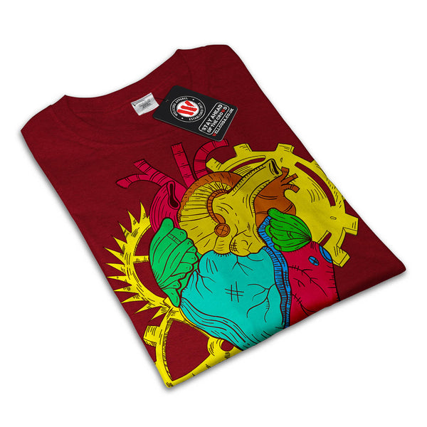 Mechanic Heart Beat Mens T-Shirt
