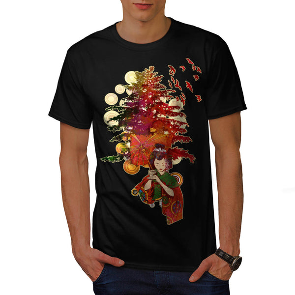 Geisha Lady Dream Mens T-Shirt