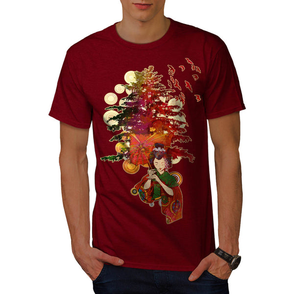 Geisha Lady Dream Mens T-Shirt