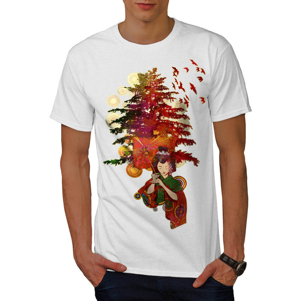 Geisha Lady Dream Mens T-Shirt