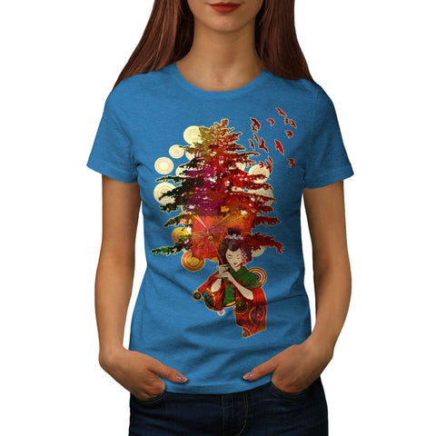 Geisha Lady Dream Womens T-Shirt