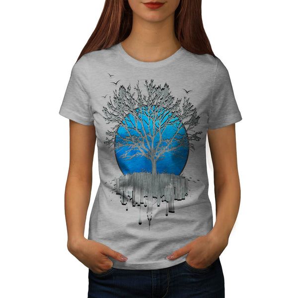 Urban Mirror Tree Womens T-Shirt