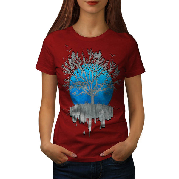 Urban Mirror Tree Womens T-Shirt