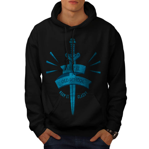 Keep It Old School Mens Hoodie