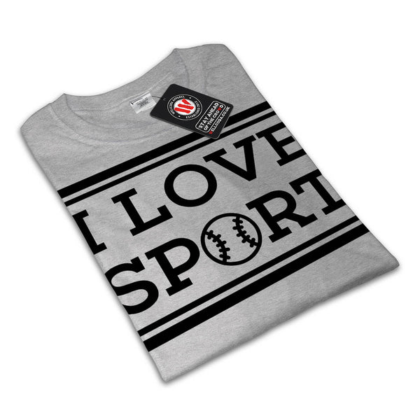 I Love Sport Go Gym Womens T-Shirt