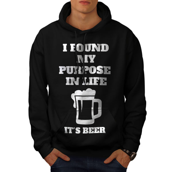 Beer Life Purpose Mens Hoodie