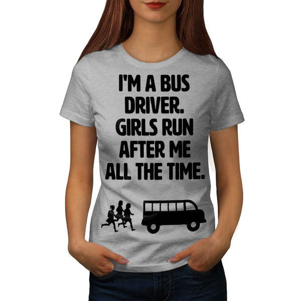 Handsome Bus Driver Womens T-Shirt