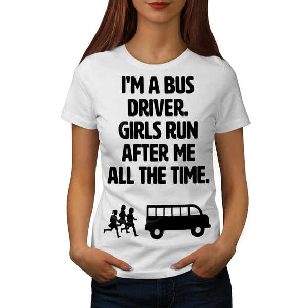 Handsome Bus Driver Womens T-Shirt