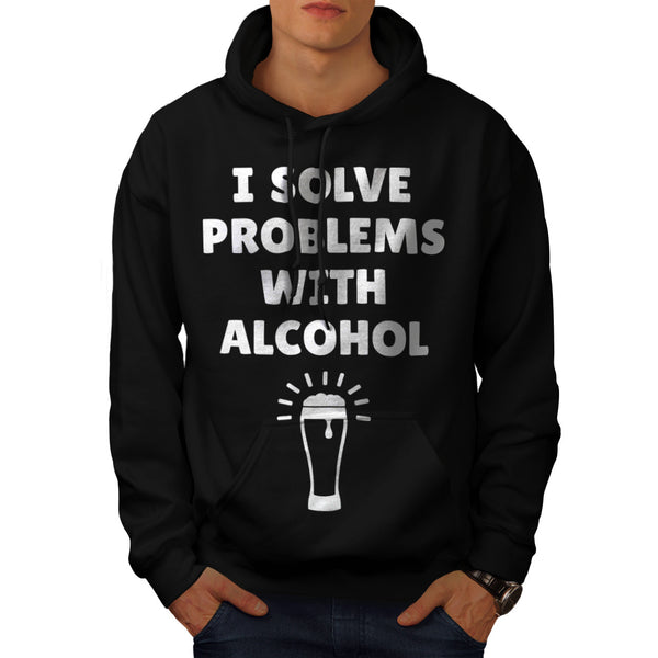 Beer Solve Problem Mens Hoodie