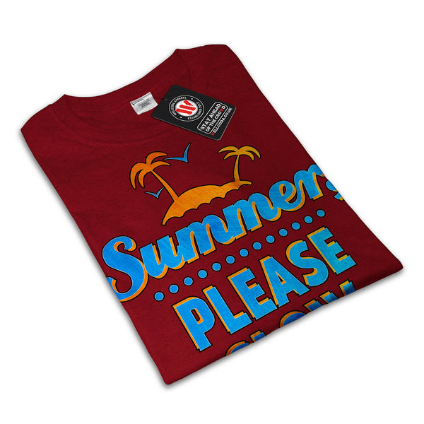 Summer Slow Down Womens T-Shirt