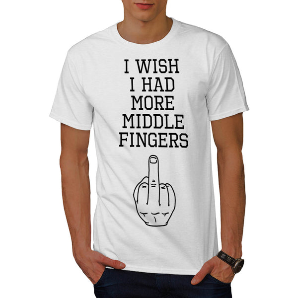 Middle finger Insult Mens T-Shirt