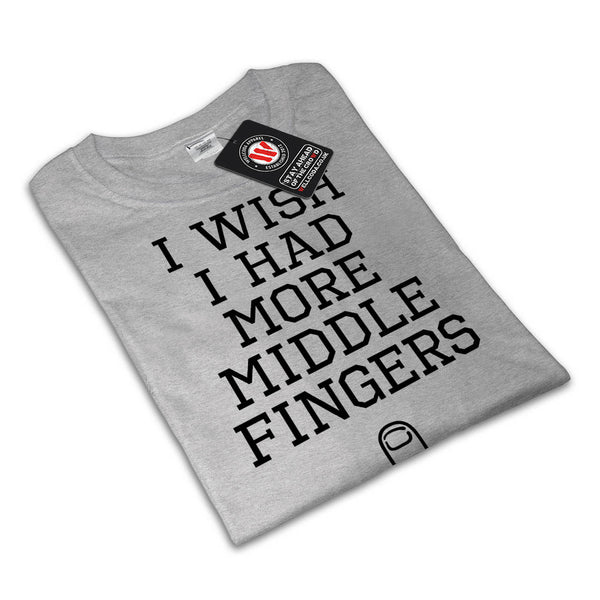 Middle finger Insult Womens T-Shirt