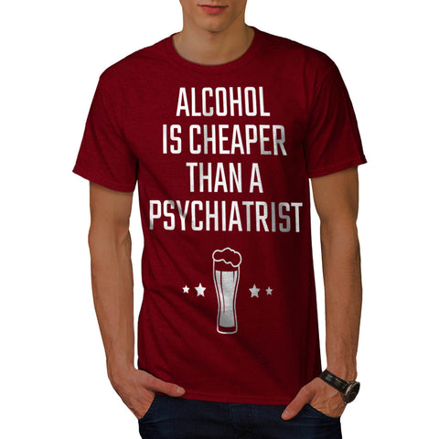 Beer Or Psichiatrist Mens T-Shirt