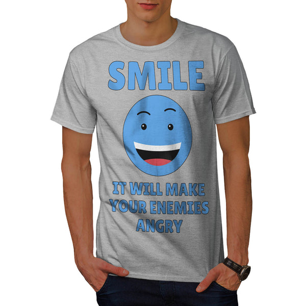 Smile Helps Mens T-Shirt