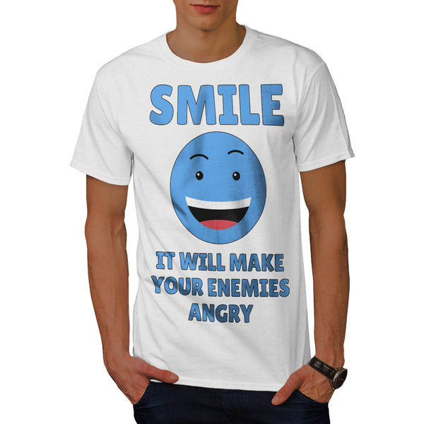 Smile Helps Mens T-Shirt