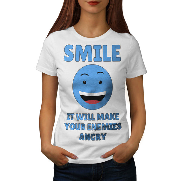 Smile Helps Womens T-Shirt