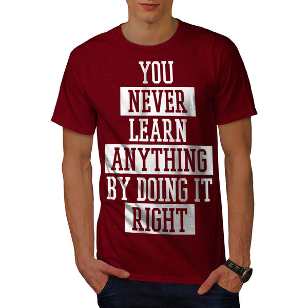Learn From Mistakes Mens T-Shirt