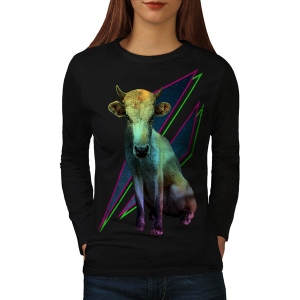 Fox Cow Freak Mutant Womens Long Sleeve T-Shirt
