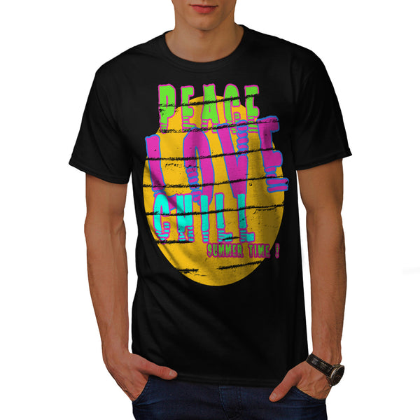 Chill Peace Love Mens T-Shirt