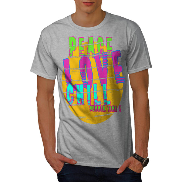 Chill Peace Love Mens T-Shirt