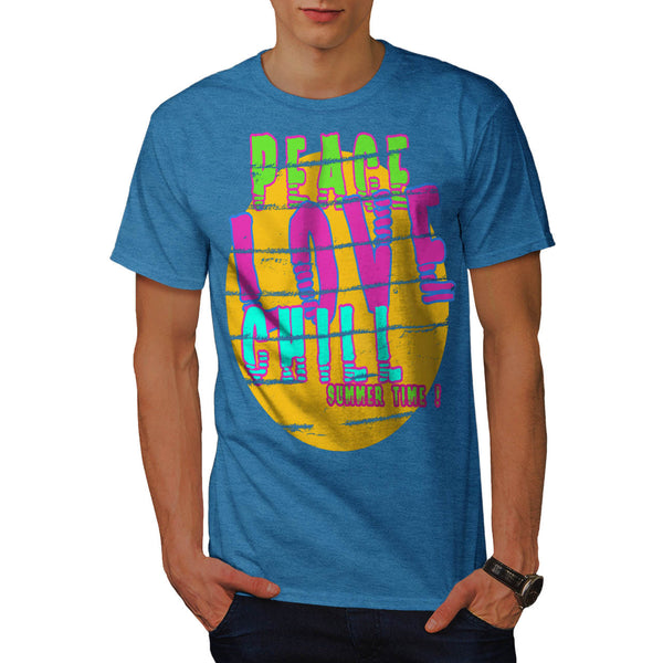 Chill Peace Love Mens T-Shirt