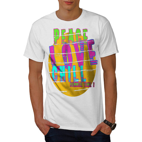 Chill Peace Love Mens T-Shirt