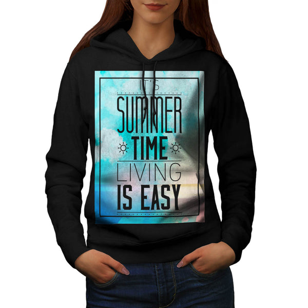 Easy Summer Relax Womens Hoodie