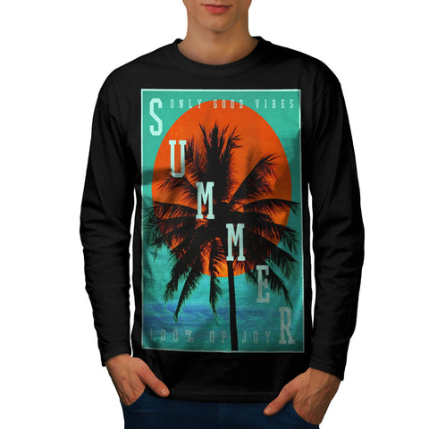 Joy Of Summmer Time Mens Long Sleeve T-Shirt