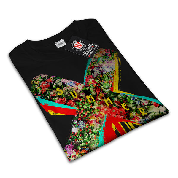 Summer Flower Bloom Womens T-Shirt