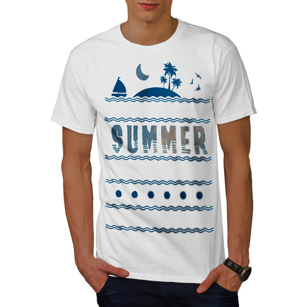 Hot Summer Vacation Mens T-Shirt