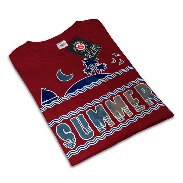 Hot Summer Vacation Mens T-Shirt