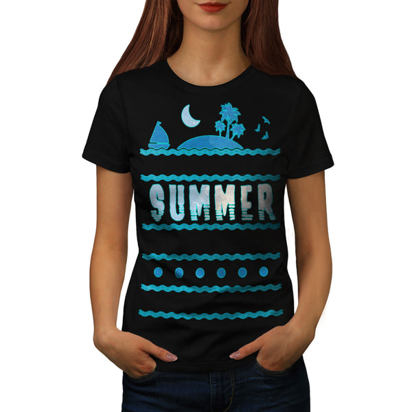 Hot Summer Vacation Womens T-Shirt