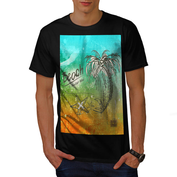 Hot Sandy Beach Mens T-Shirt