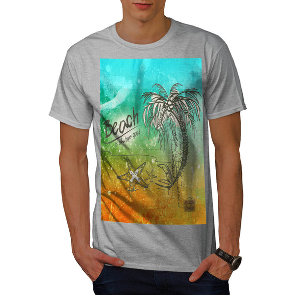 Hot Sandy Beach Mens T-Shirt