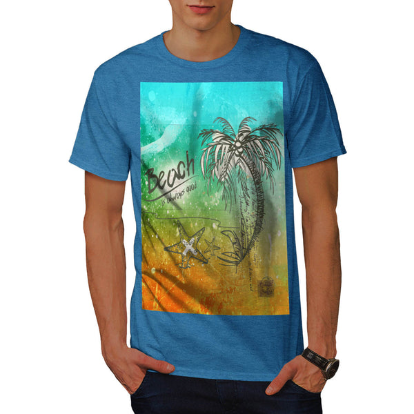 Hot Sandy Beach Mens T-Shirt