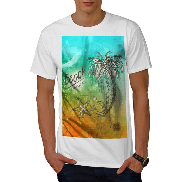 Hot Sandy Beach Mens T-Shirt