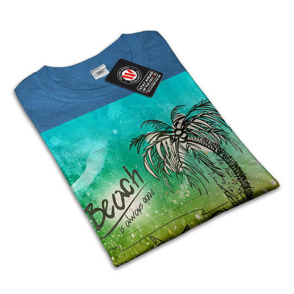 Hot Sandy Beach Mens T-Shirt