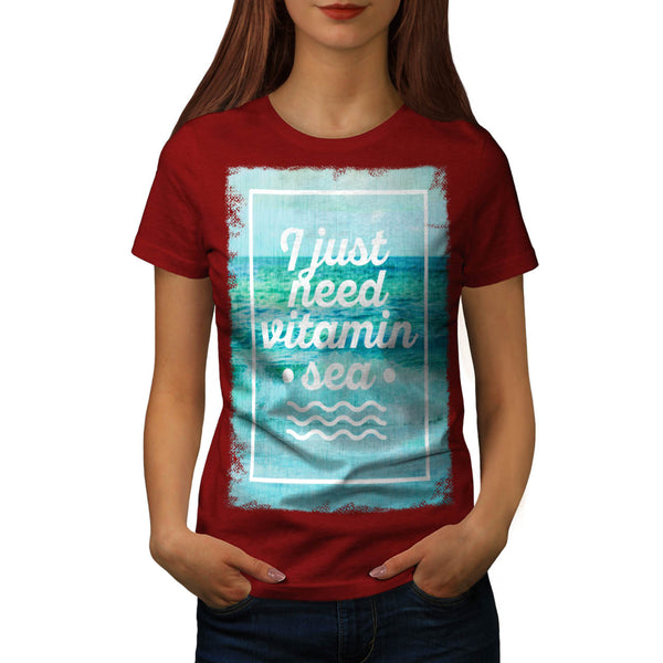 Ocean Sea Beach Womens T-Shirt