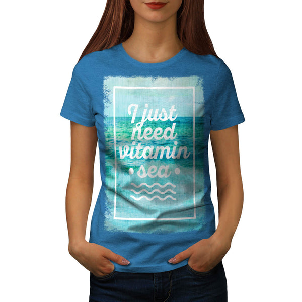 Ocean Sea Beach Womens T-Shirt