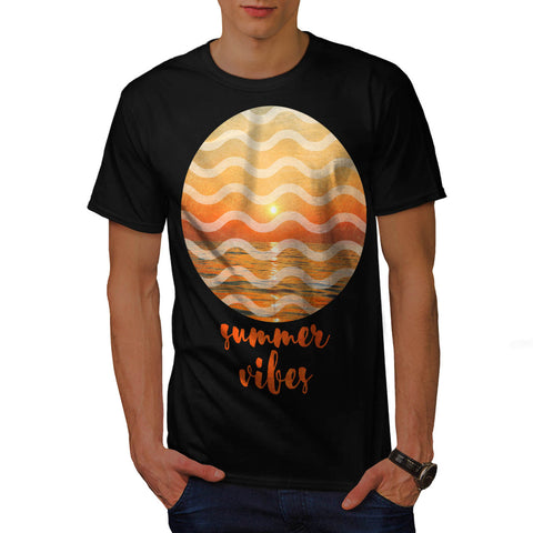 Hot Summer Vibes Mens T-Shirt